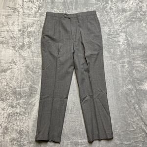 Vintage Tailors Row By Deansgate Worsted Wool Cuffed Pants Men’s Size 38x37 Gray